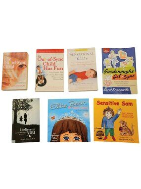 Book Lot Sensory Processing Disorder Autism Education Bundle Neurodivergent Kids
